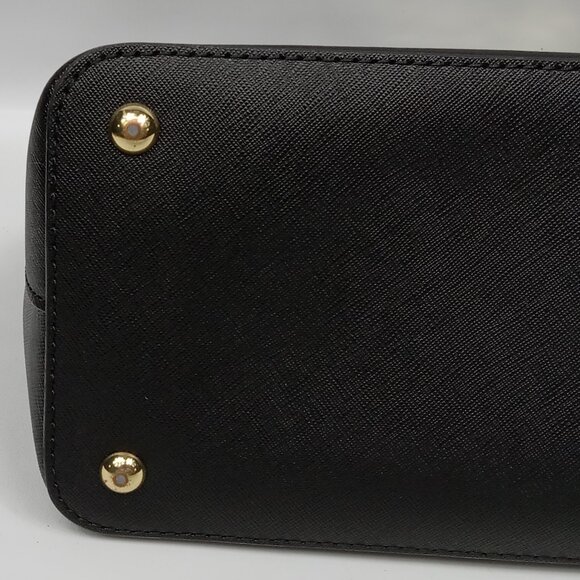 Michael Kors Cindy Medium Dome Satchel Black NO SHOULDER STRAP - Picture 7 of 10